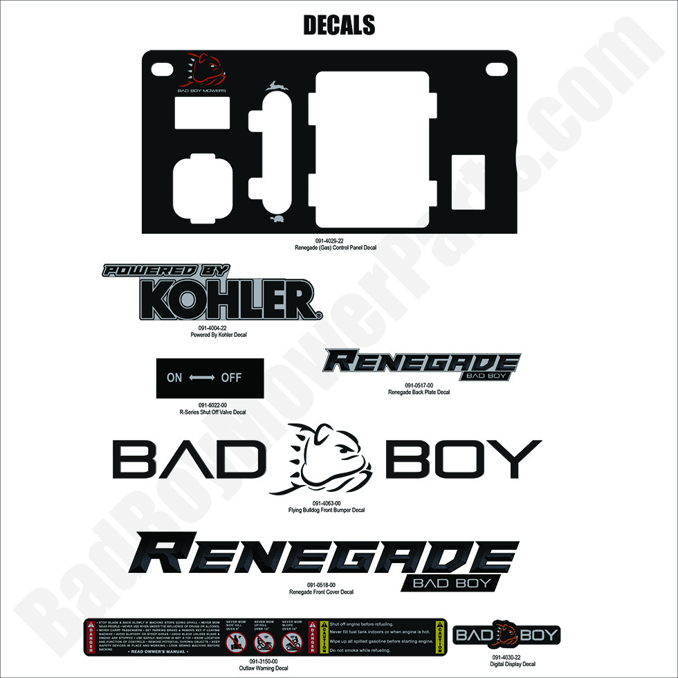 2024 Renegade - Gas - Decals - 1